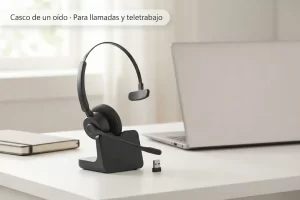 EKSA H5: casco de un oído para llamadas desde el ordenador