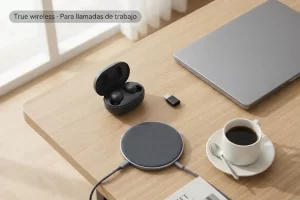 Jabra Evolve2 Buds: auriculares de oficina con adaptador USB y multipunto